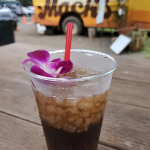 Coca-Cola w coconut, pineapple n lime. Interesting combo but it works