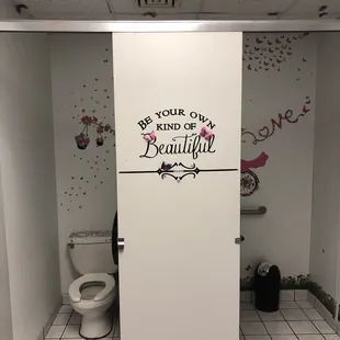 Women&apos;s bathroom-bedazzled!