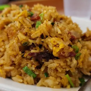 Sticky fried rice with lap cheong. Best in the Seattle area!