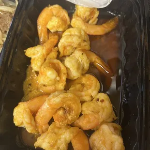 Spicy Hawaiian shrimp - meh!