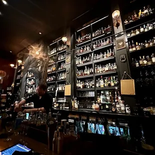Bar area.