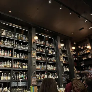 people sitting at a bar