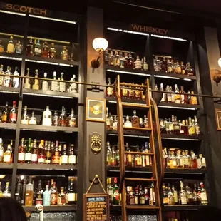 Wall of whiskey
