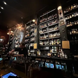 Bar area.