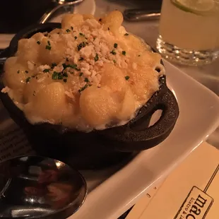 Mac on Cheese. Really creamy and rich.