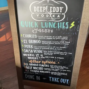 Specials sign