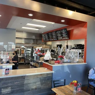 Front with menu!