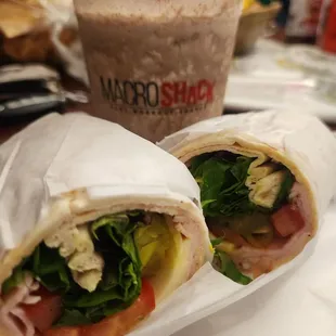 Turkey wrap for lunch