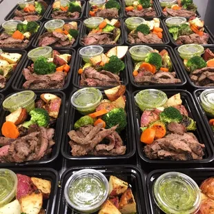 Chimichurri steak ready and packed ! Thank you all for ordering!
