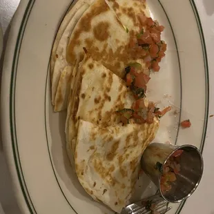 Goat quesadilla