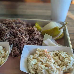 BBQ chopped with coleslaw