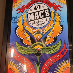 a poster of the band