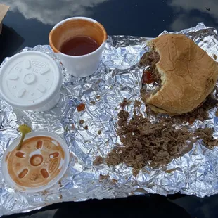 Chopped Beef Sandwich