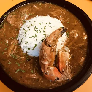 'Goula Seafood Gumbo with Rice