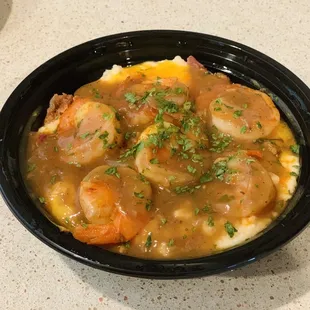 Shrimp and grits!!