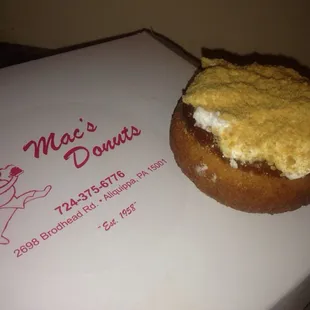 Amazing s'mores donut!