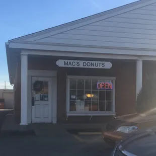 the front of the store