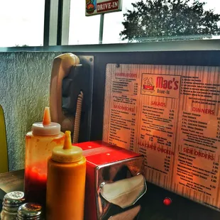 Best hamburgers, home cut fries, home made onion rings and malts in SW Nebraska. Order with the phone at your table.