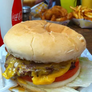 Best home grown Nebraska beef burgers in the middle of the USA!