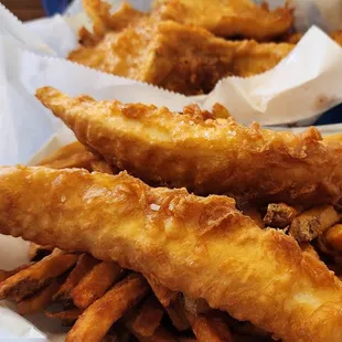 Halibut and fries