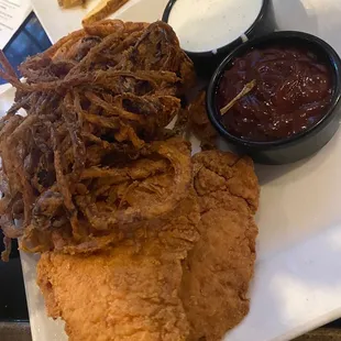 a plate of food