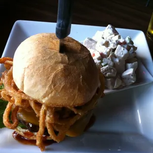 Sweet and spicy burger