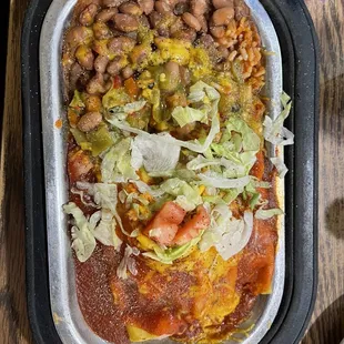 Christmas enchiladas-sadly looks can be very deceiving.