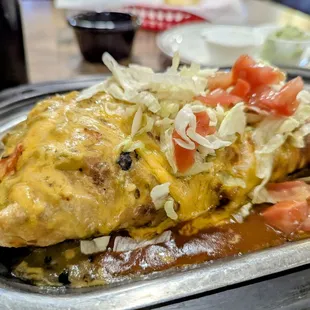 carne adovada chimichanga