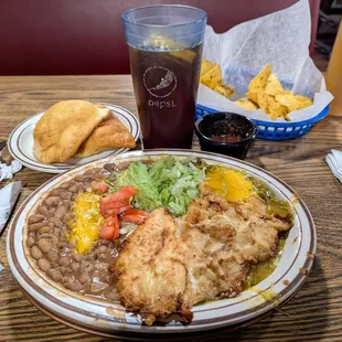 chicken breast &amp; enchiladas, green