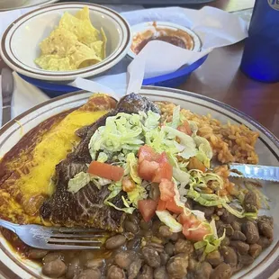 Red Chili Enchiladas