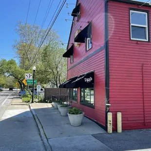 Front of the building