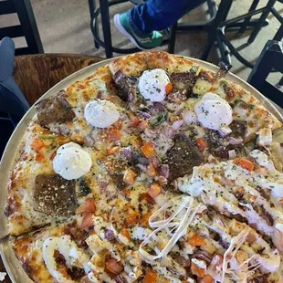Chicago-Gyro Pizza, Chicken Bacon Ranch Pizza