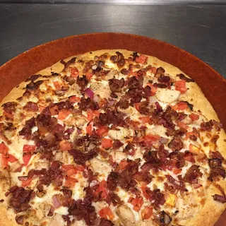 Chicken Bacon Ranch Pizza