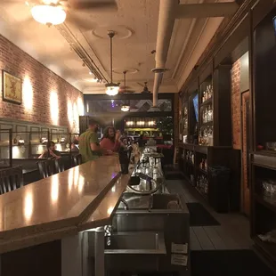 Interior looking toward High Street.