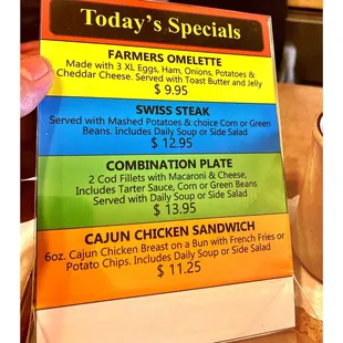 DailySpecials.Mac&apos;s Restaurant (S Cumberland Ave/W Higgins Rd)Park Ridge IL Small Busy Breakfast &amp; Lunch Place.Simple Great Food!Cash Only!