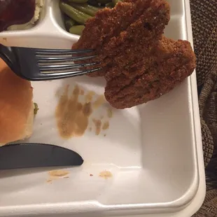 a plate of food with a fork