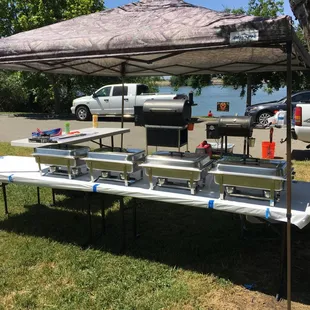Our set up!