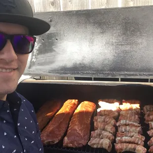 only thing better than ribs are bacon wrapped ribs!
