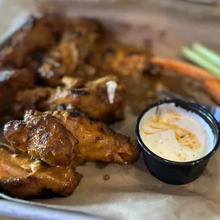 Buffalo wings with ranch!