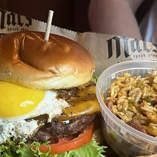 Bacon Jam Bison Burger