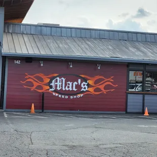 the front of the shop