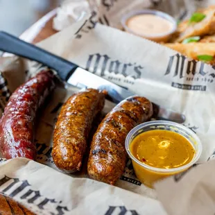 sausage and fries