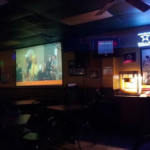 Full projection karaoke