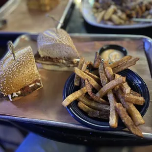 Red &amp; Red and White Cutlet Sandwich w/fries