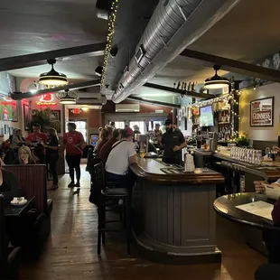 Inside the Tavern looking towards the front door