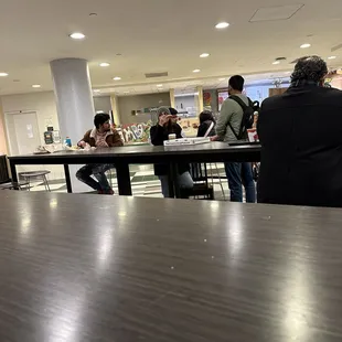 people sitting at a table