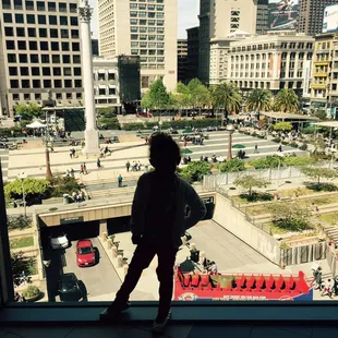 In the kids department. Beautiful sunny day in the bay.