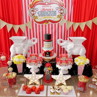 a circus themed birthday party