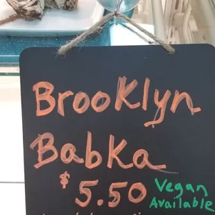a sign for brooklyn bakes