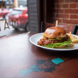To die for Fried Chicken Sandwich - a top seller at Mad Capper